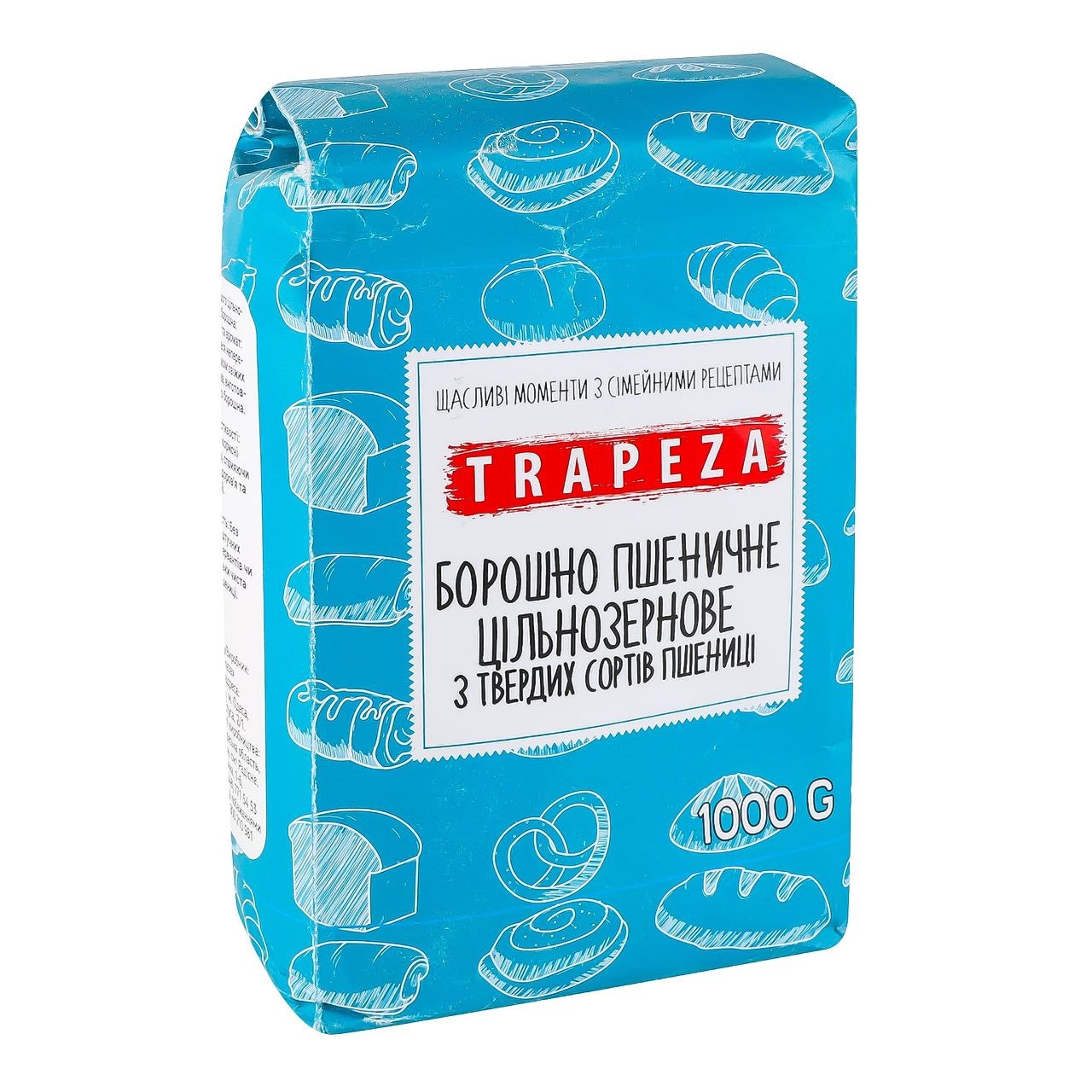 Борошно цільнозернове Trapeza 1 кг